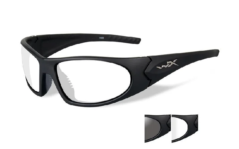 1004 - Matte Black - 3 Grey/clear Lens